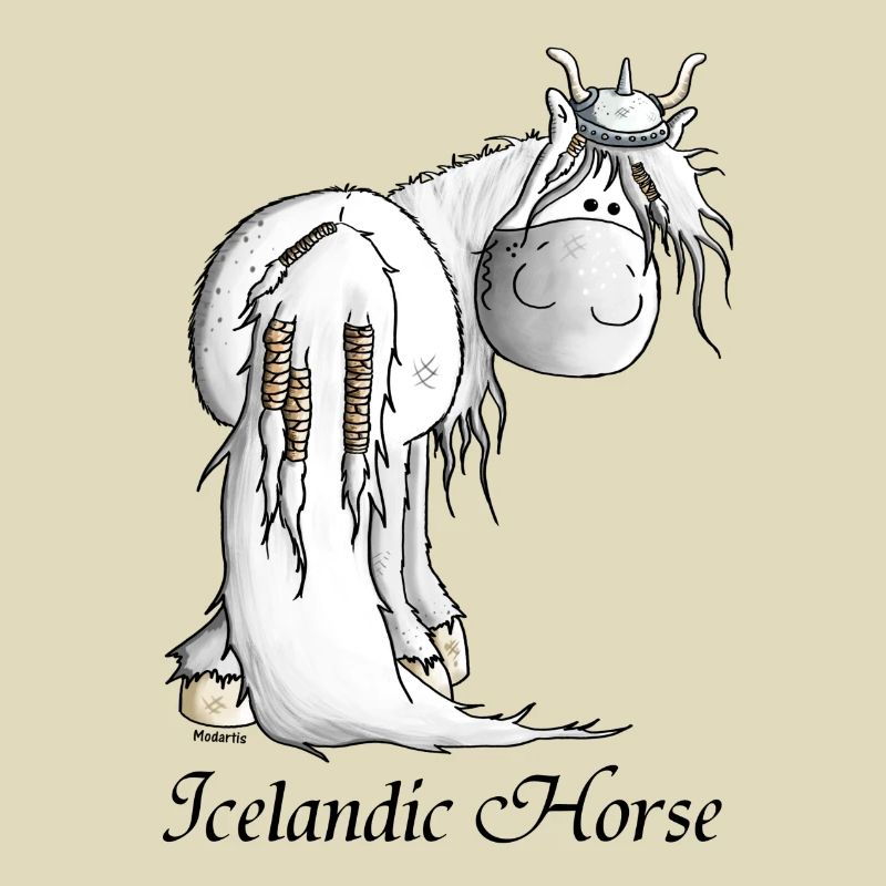 Wilder Wikinger Isländer - Pferd