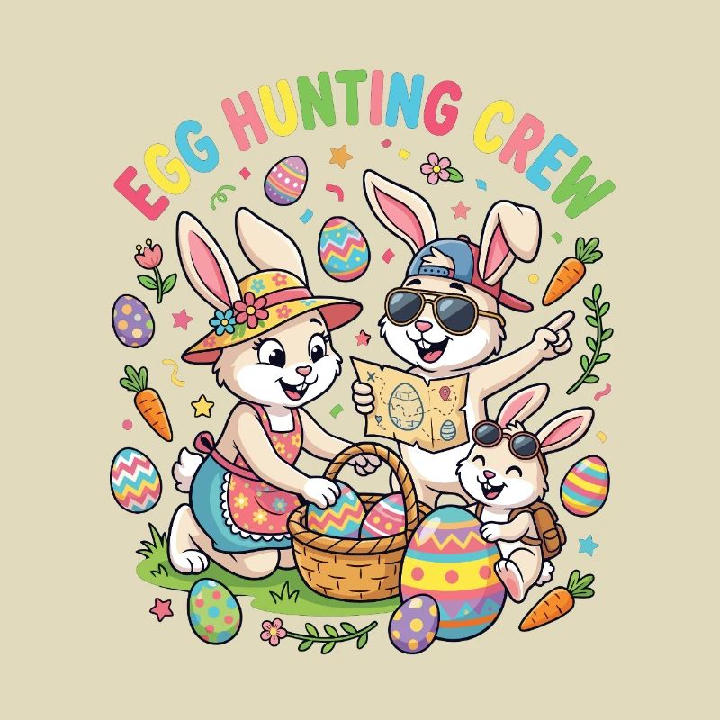 Hoster Bunny Family - Egg Collector