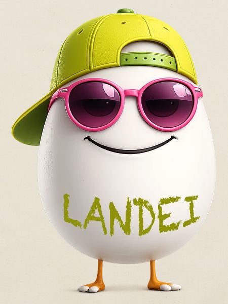 Landei mit Neon Sonnenbrille