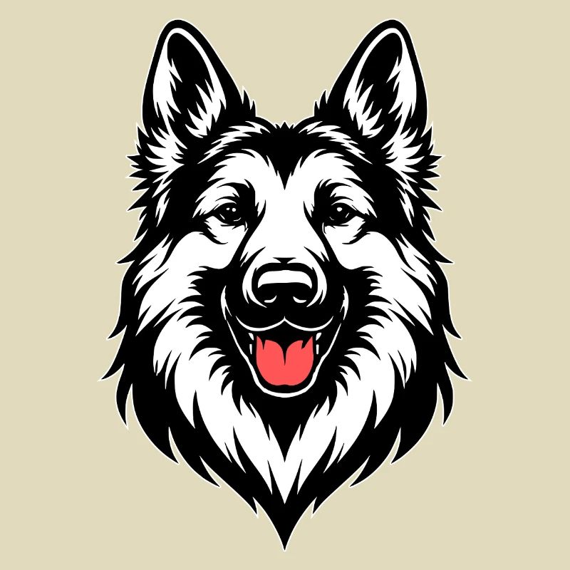 Deutscher Schäferhund Design