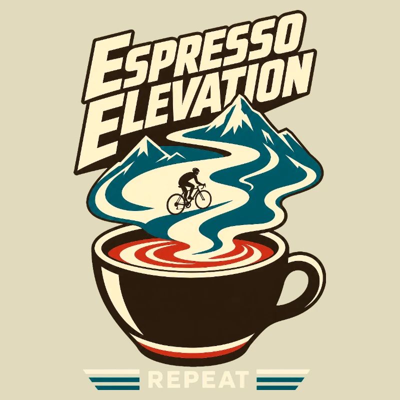 Road Cycling Espresso Elevation Mountain Climb Hum
