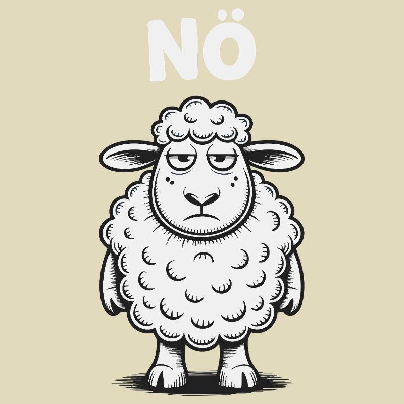 Lower Austria – Grumpy Sheep Humor Design