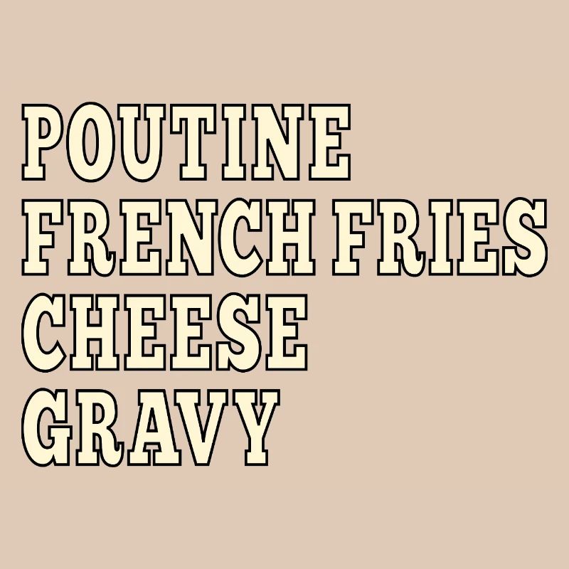 Poutine de restauration rapide canadienne