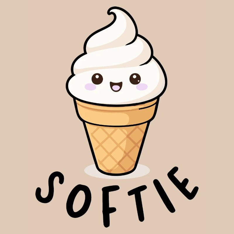 Softie Softeis Lover Eiscreme Icon Geschenk