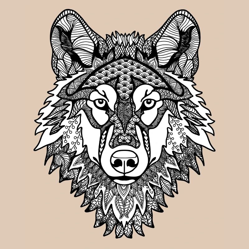 Mandala Loup