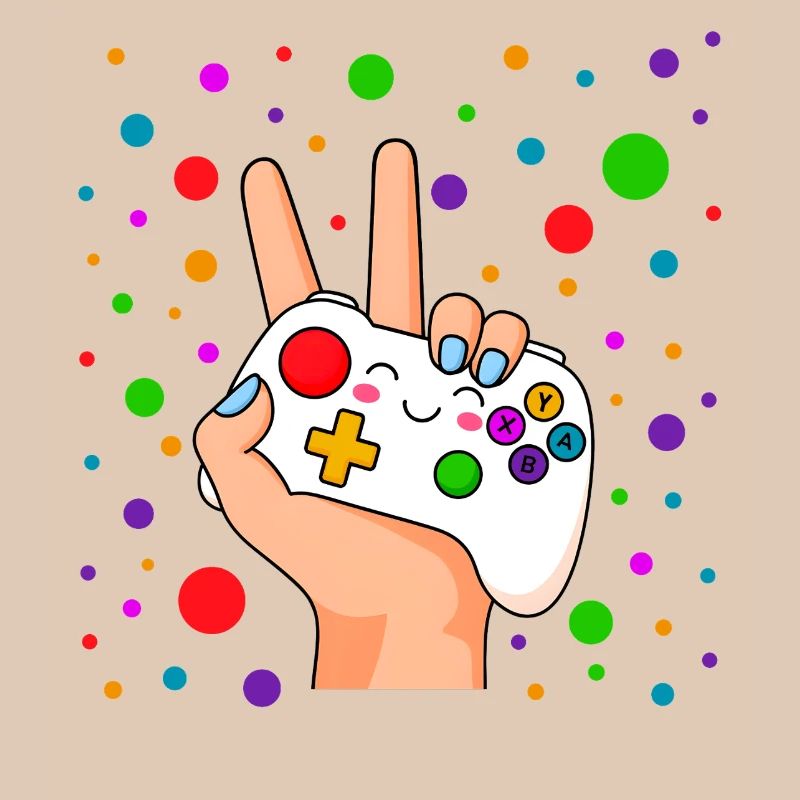 Peace-Zeichen-Controller Pop