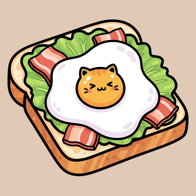 Sunny Toast Katzenei