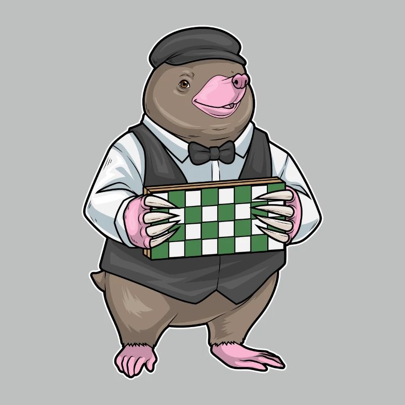 Mole Chessboard Chess Board Game