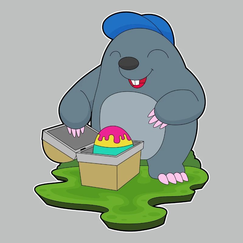 Mole Easter Easter Egg