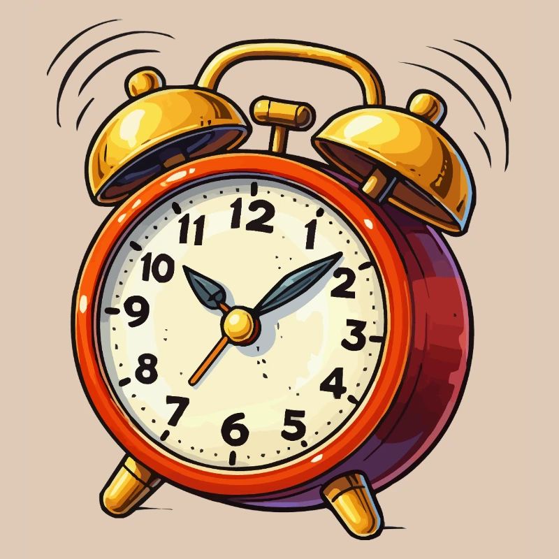 Wecker Comic Uhr