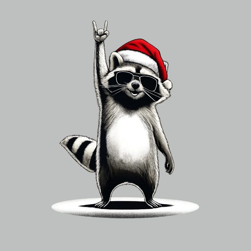 Weihnachtswaschbär