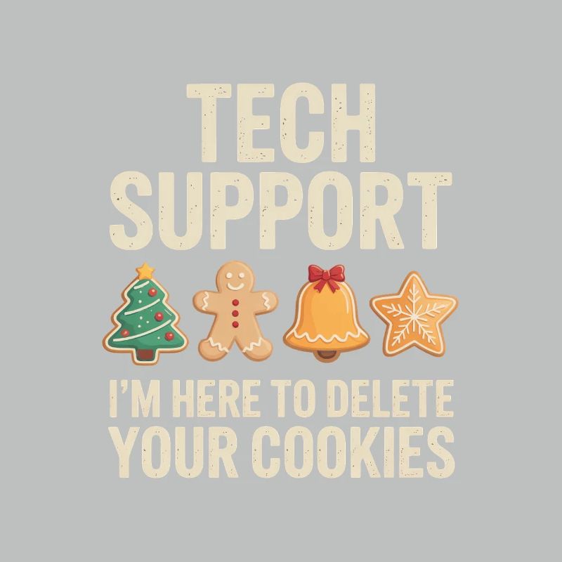 Tech Support Cookies Meme Tee