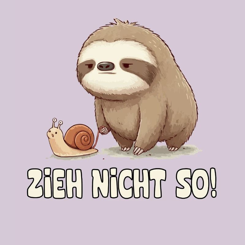 Pull Not So Sloth Cartoon