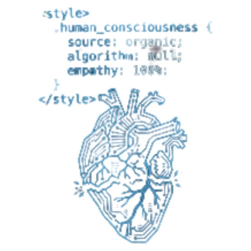 Programmer Heart CSS Code - Tech & Empathy Art
