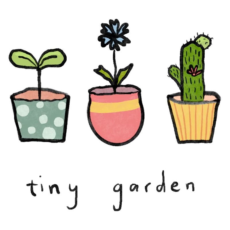 Tiny Garden Blumentöpfe