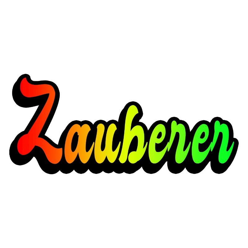 Zauberer Regenbogen Design