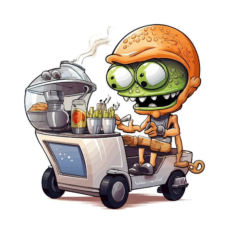 Alien Snack Trucker