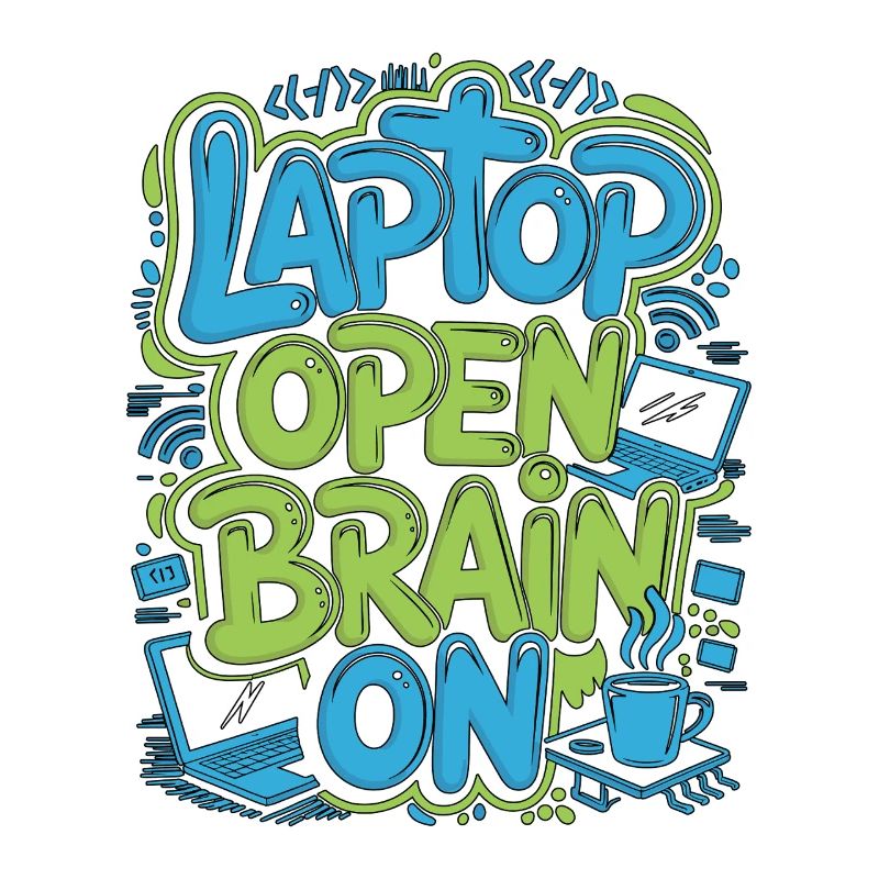 Remote Developer Laptop Open Brain On Remote Coder