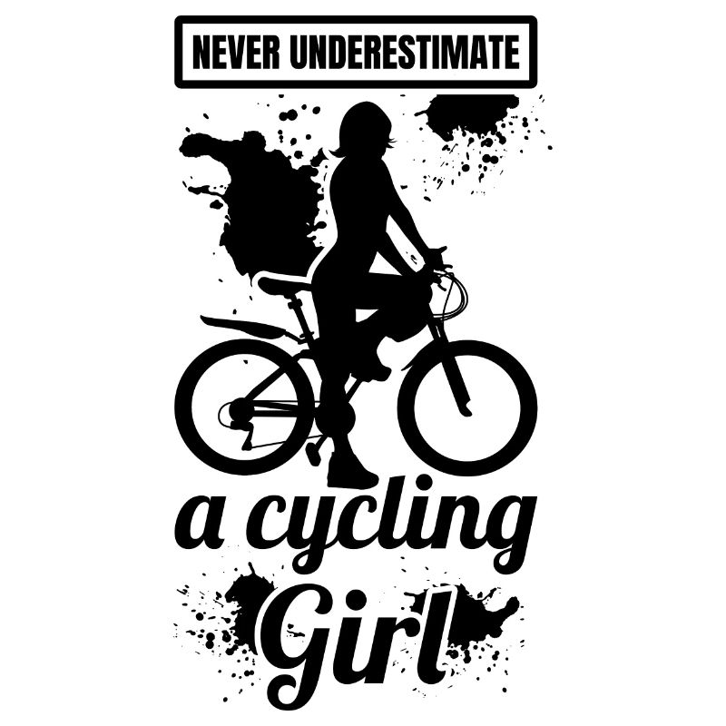 Radfahrer Mädchen