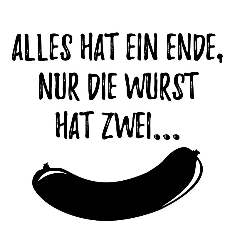Alles Wurst schwarz
