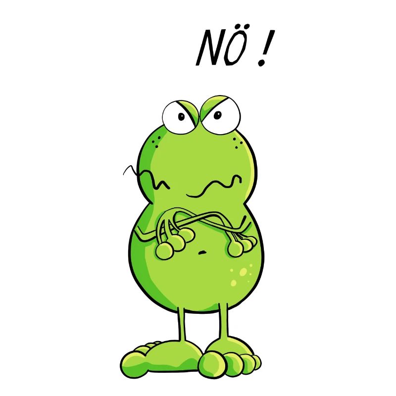 Frosch sagt einfach mal Nö