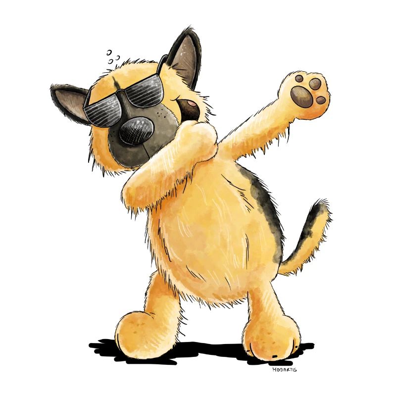 Dab Dance German Shepherd