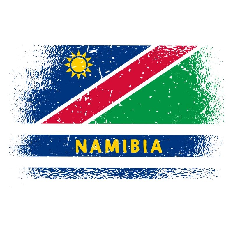 Namibia Flaggen Design