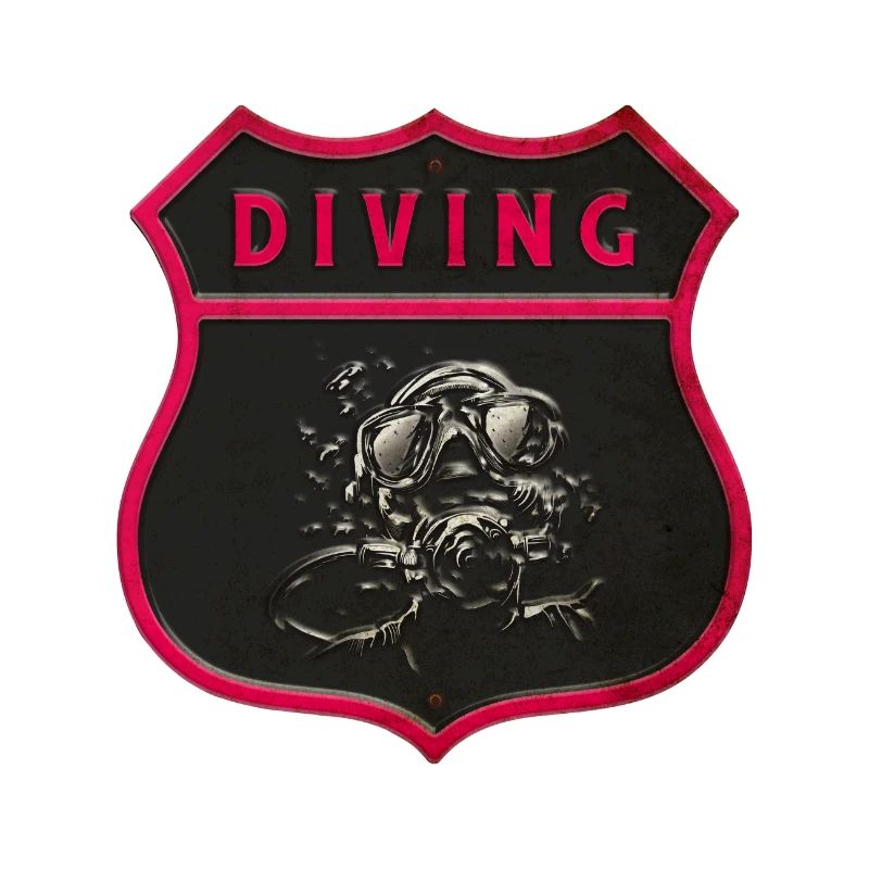 diver crest design