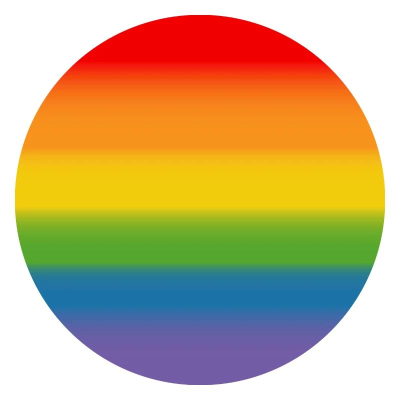 Regenbogen Verlauf Round