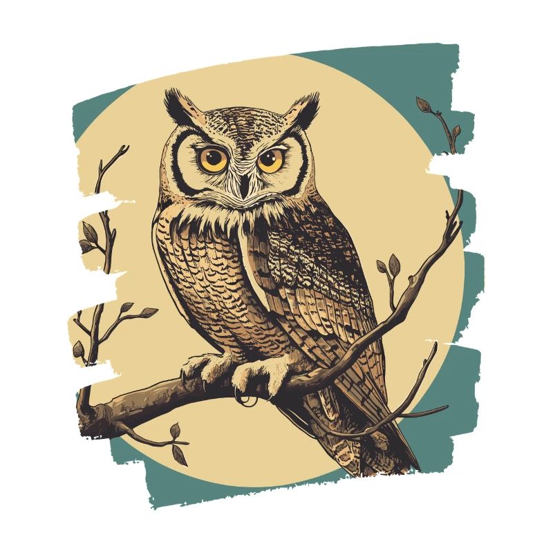 Eule Retro