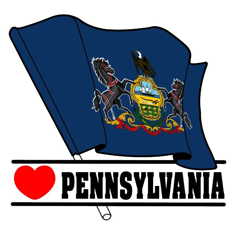 Segnala Pennsylvania cuore PENNSYLVANIA