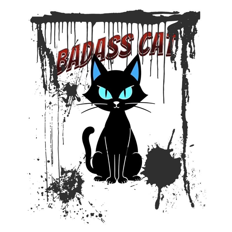 Badass Katze