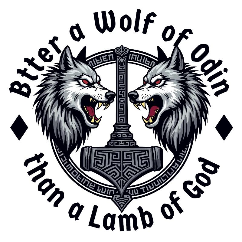 Lieber ein Wolf Odins als ein Lamm Gottes