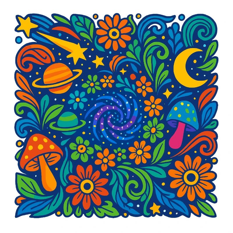 Kosmische Blütenreise