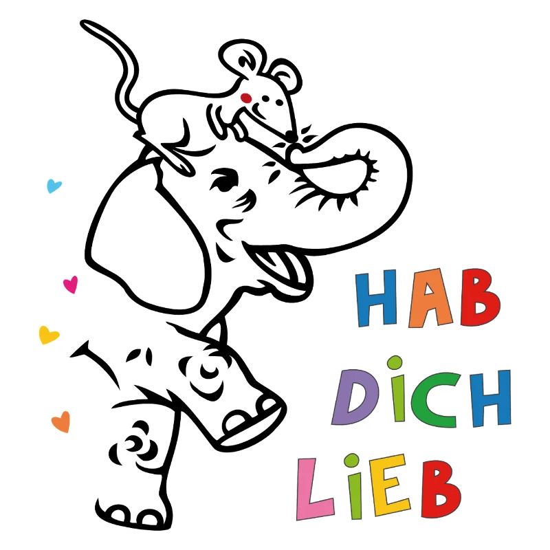Elefant und Maus