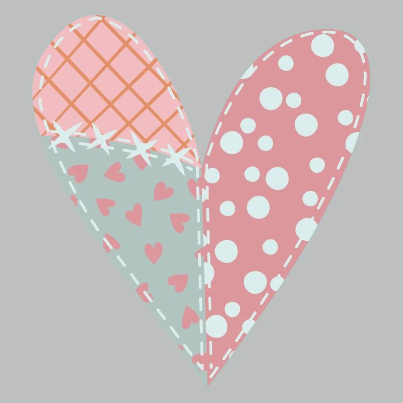 Patchwork Herz Nr. 6