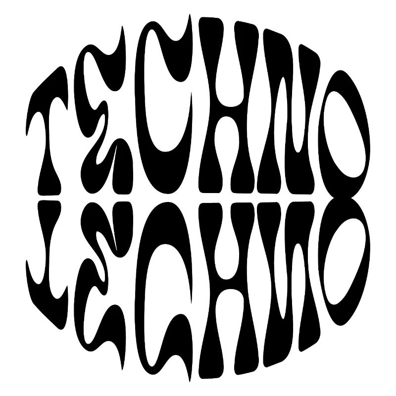 Conception de logo Techno liquid