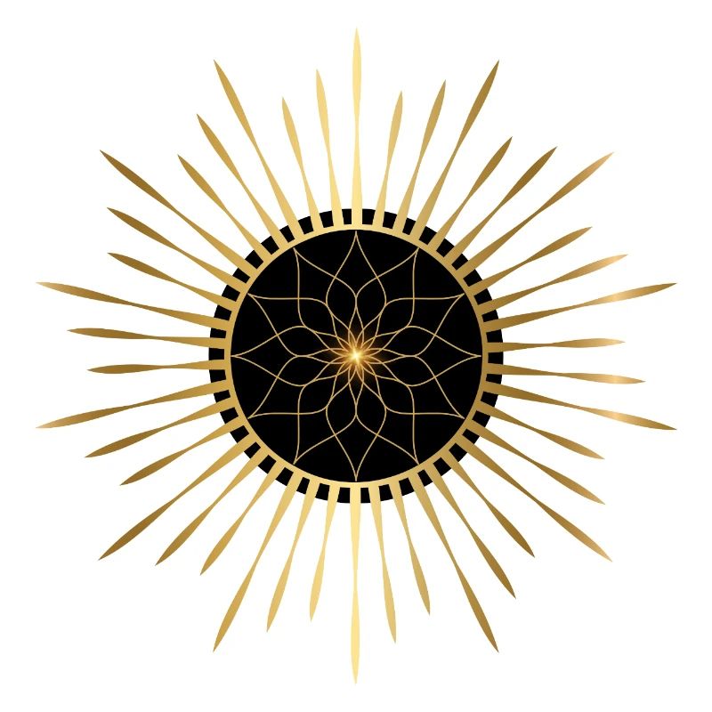 Strahlendes Mandala