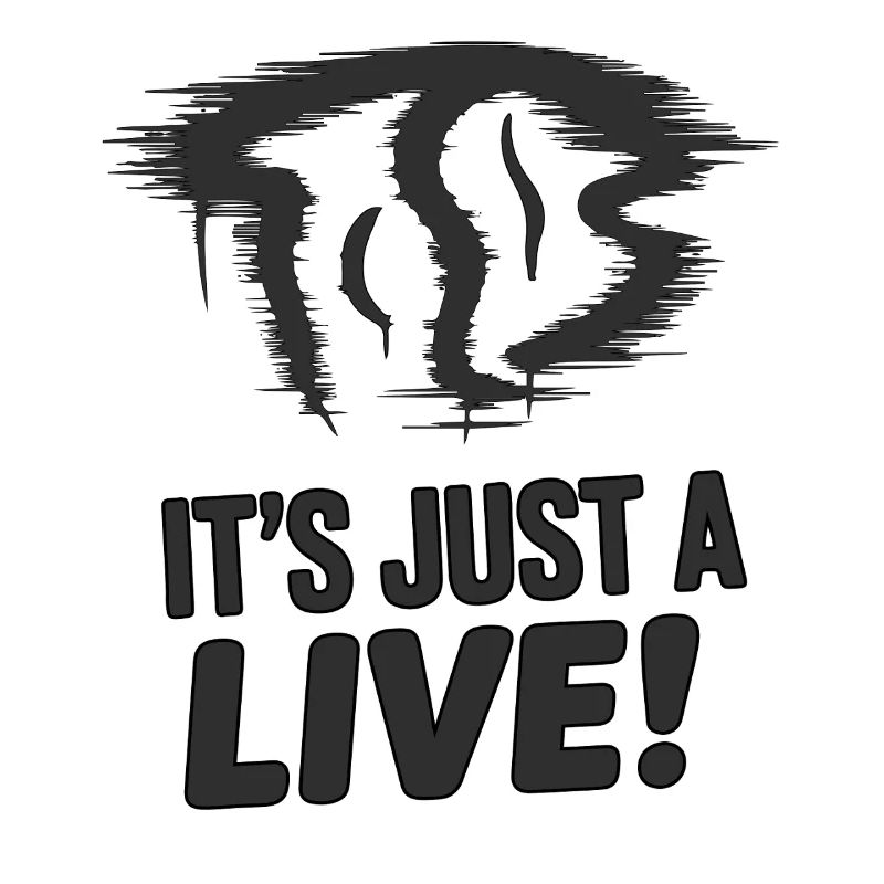Vampire Bat Silhouette with Bold Slogan