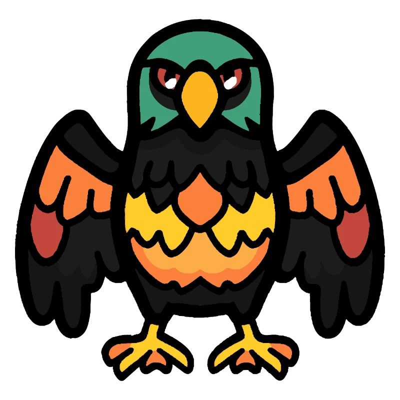 Eagle Halloween Comic Funny