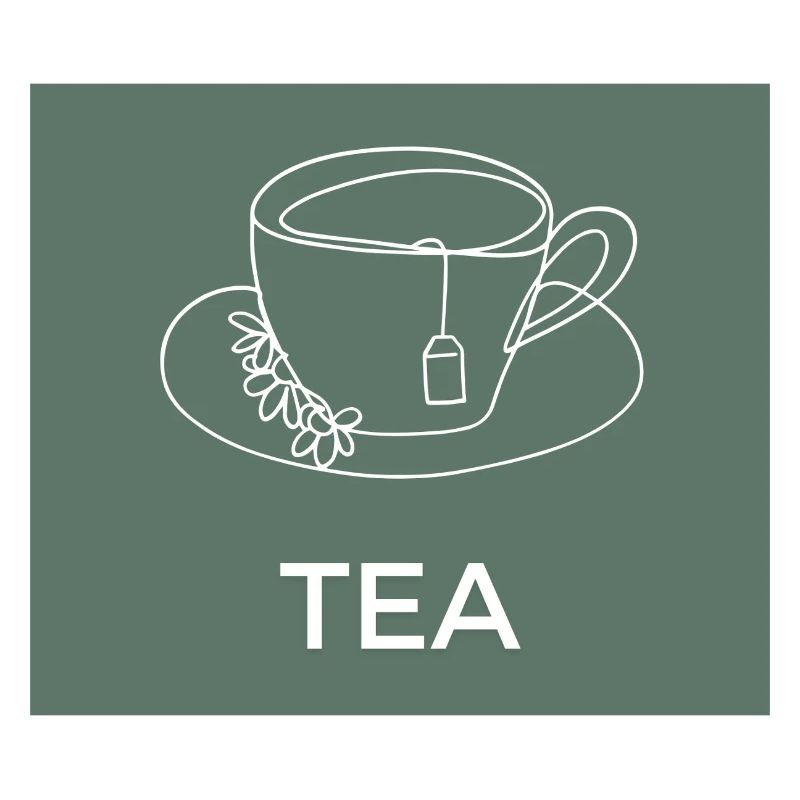 Tea Cup Line Drawing