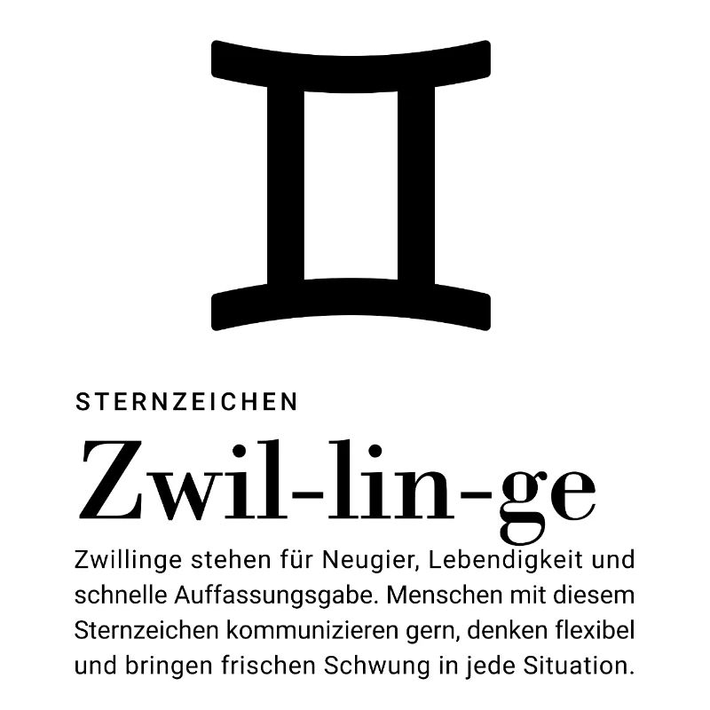 Sternzeichen Zwillinge 