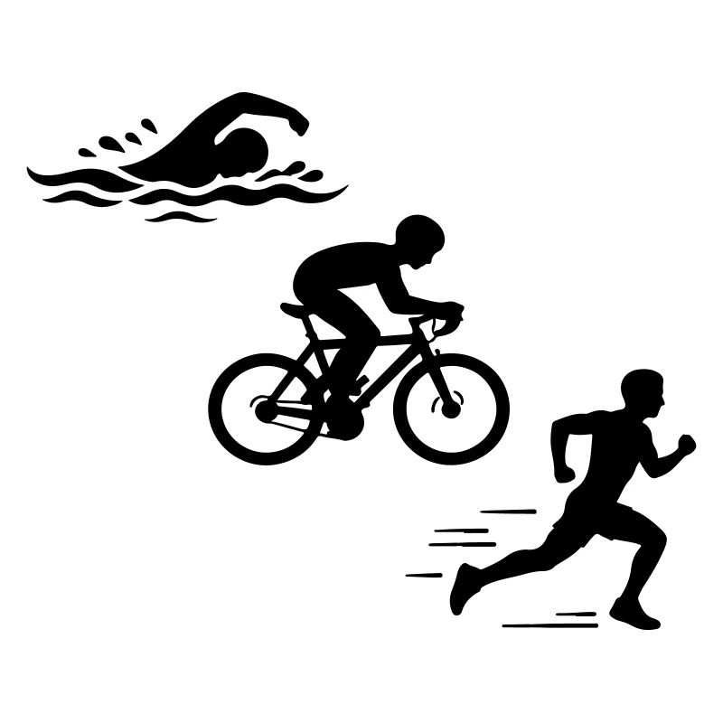 Triathlon Silhouette Triathlet