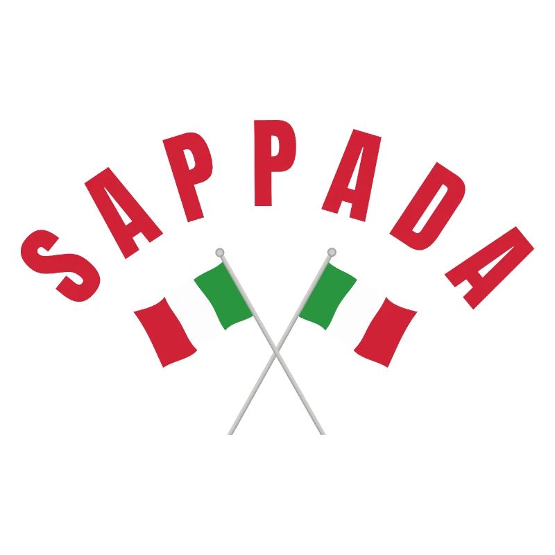 Sappada Italien Flaggen