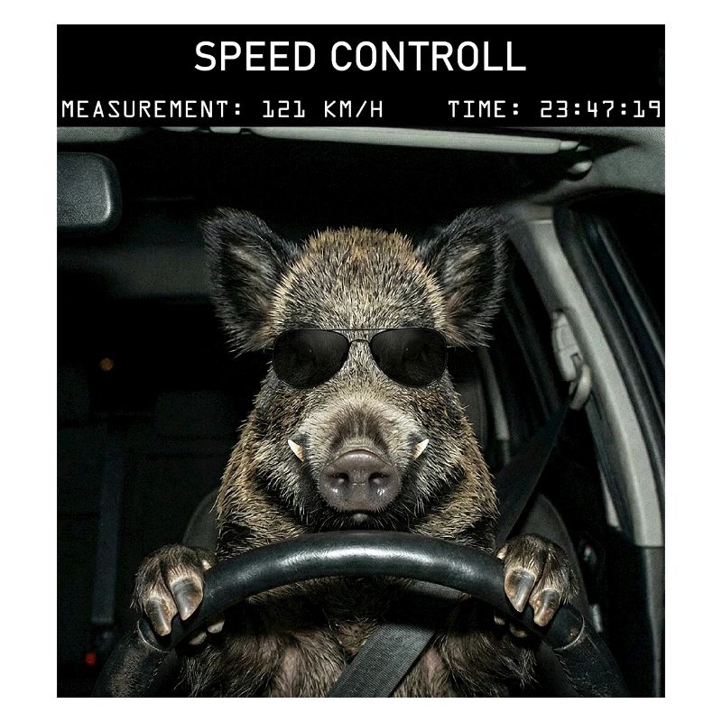 Wild boar speed control