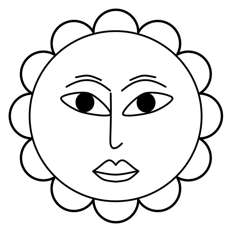 Schlichte Blume