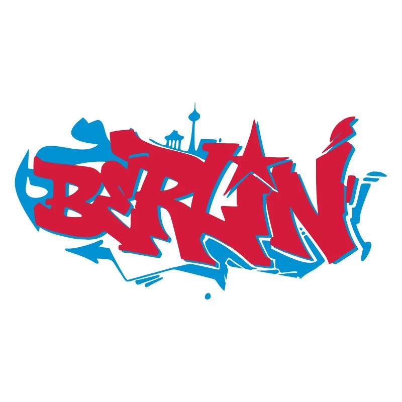 Berliner Graffiti Skyline
