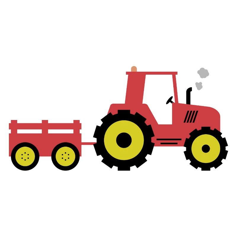Red Tractor & Trailer
