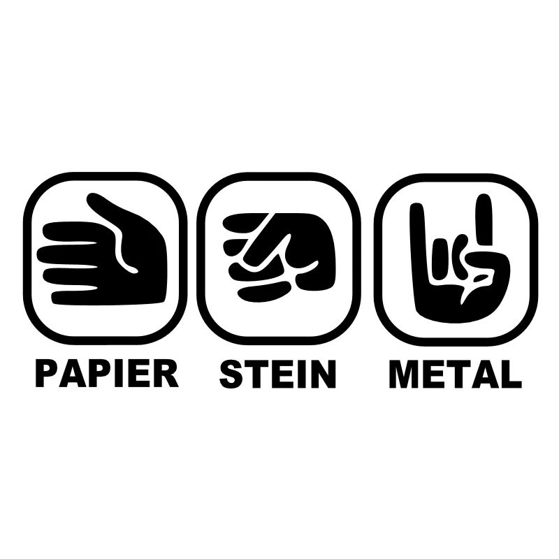 papier stein metal