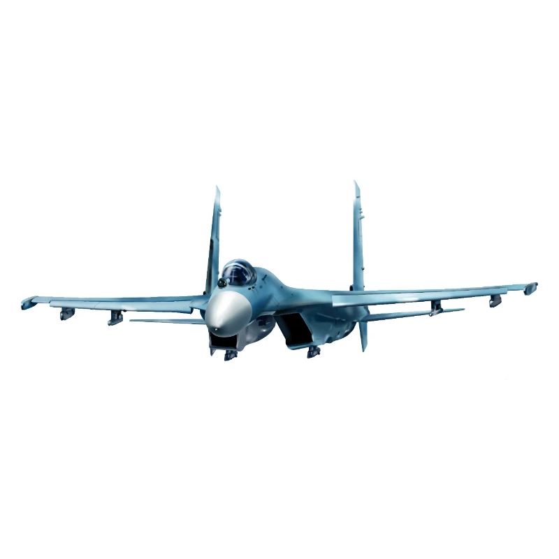 Conception d’avion de chasse bleu